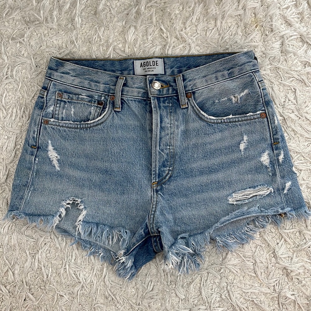 AGOLDE Parker Vintage Cutoff short in Swapmeet